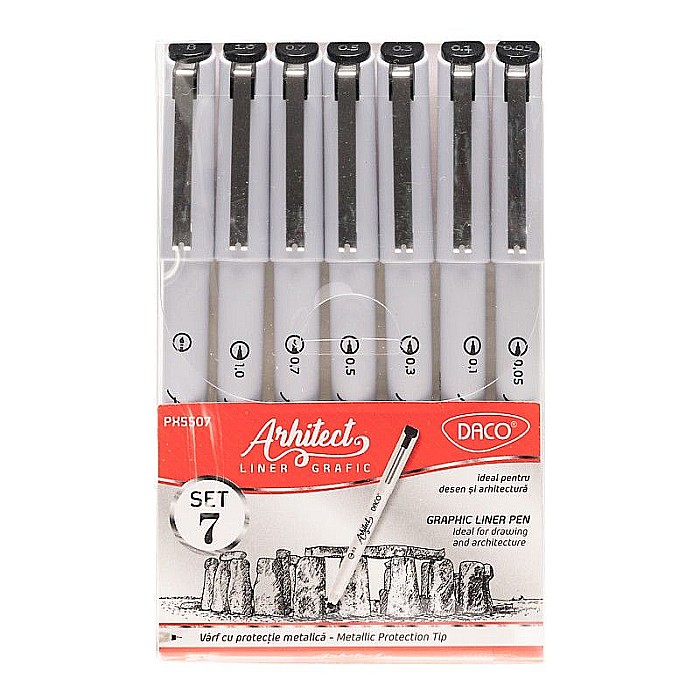 Pix daco liner grafic arhitect set 7 px5507 [1]