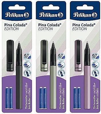 Roller Pina Colada edition 0.7 mm + 3 rezerve albastre Pelikan [1]