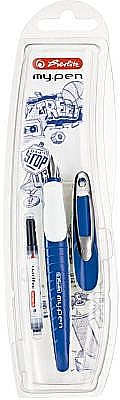 Stilou My.Pen penita M albastru/alb Herlitz [1]