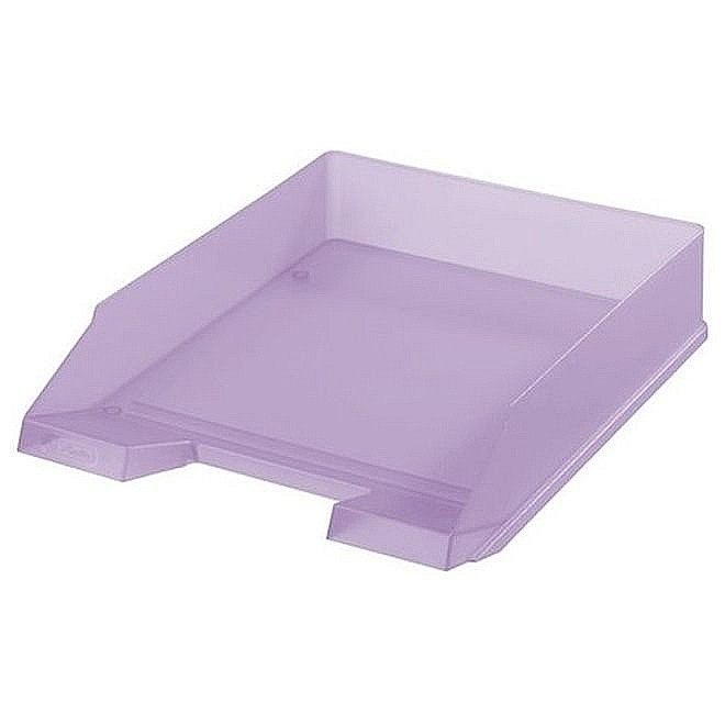 Tavita corespondenta A4 mov transparent pastel Herlitz [1]