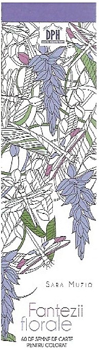 Semne de carte de colorat. Fantezii florale [1]