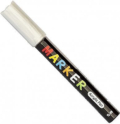 Marker cu vopsea acrilica m&g vf rot 2mm argintiu apl976d997 [1]