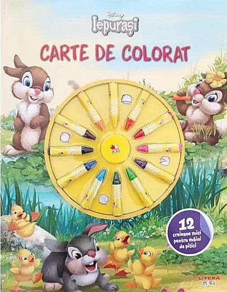 Carte de colorat. 12 creioane mici pentru mâini de pitici [1]