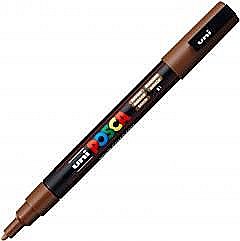 Marker uni pc-3m posca 09-13mm maro [1]