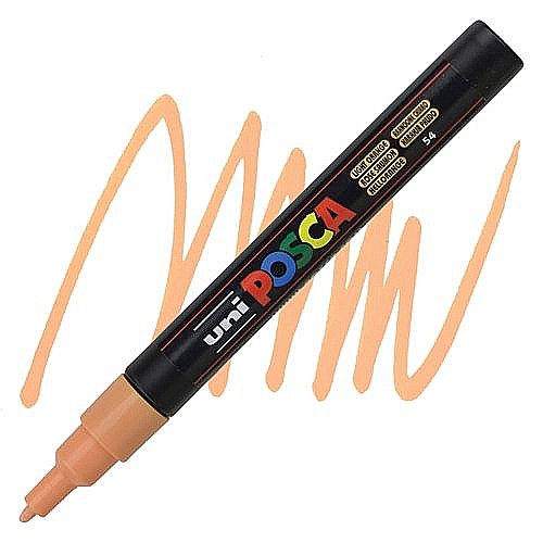 Marker uni pc-3m posca 09-13mm portocaliu deschis k [1]