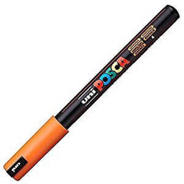 Marker uni pc-1mr posca 0.7mm varf fin metalic orange k [1]