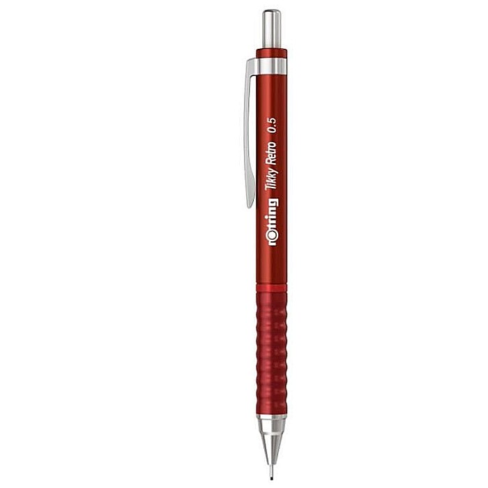Creion mecanic 0.5mm tikky 3 rosu retro rotring ro2202568 [1]