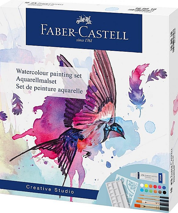 Set creativ tempera 18 piese Faber-Castell [1]