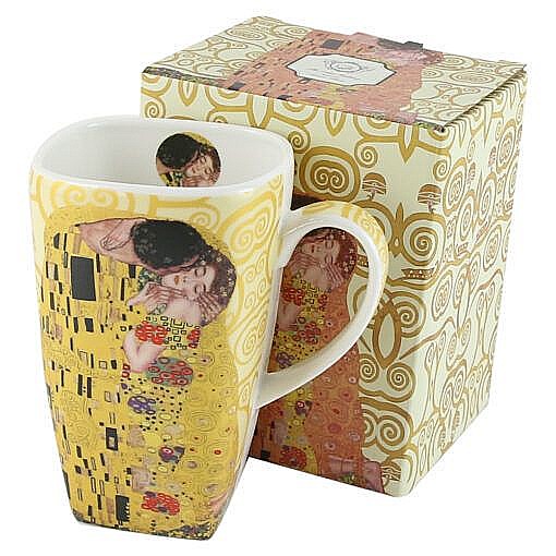 Cana portelan 630ml the kiss ecru [1]