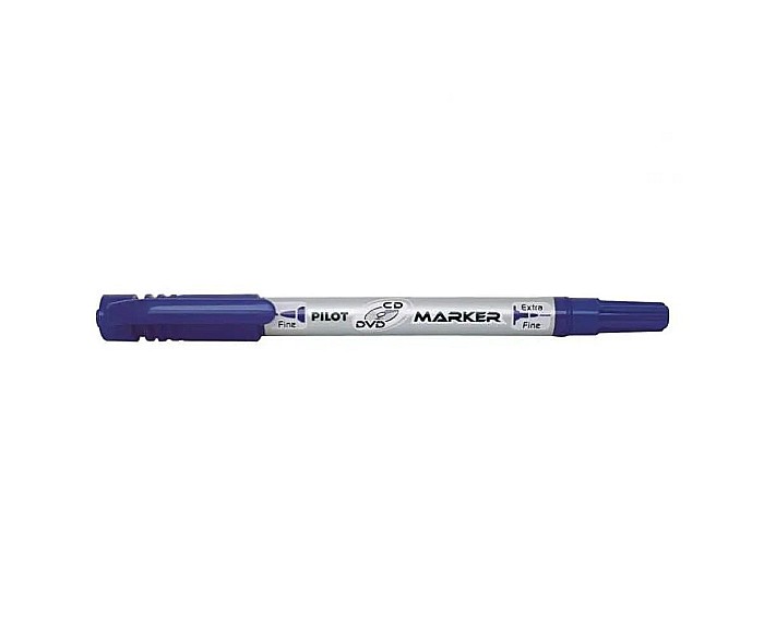 Marker permanent cd/dvd 2 capete twin albastru psca-tmcd-l [1]