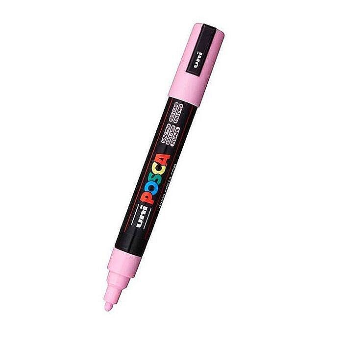 Marker uni pc-5m posca 18-25mm roz deschis [1]