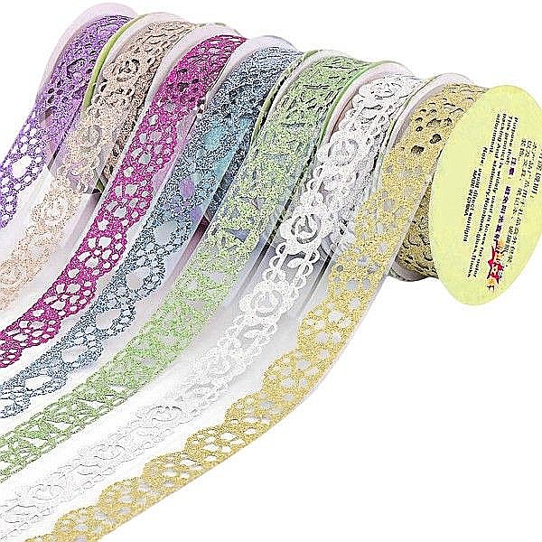 Acc creatie colorarte banda adez cu sclip dantela b1035 [1]