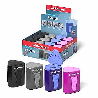 Ascutitoare plastic cu container 3-touch erich 33615 [1]