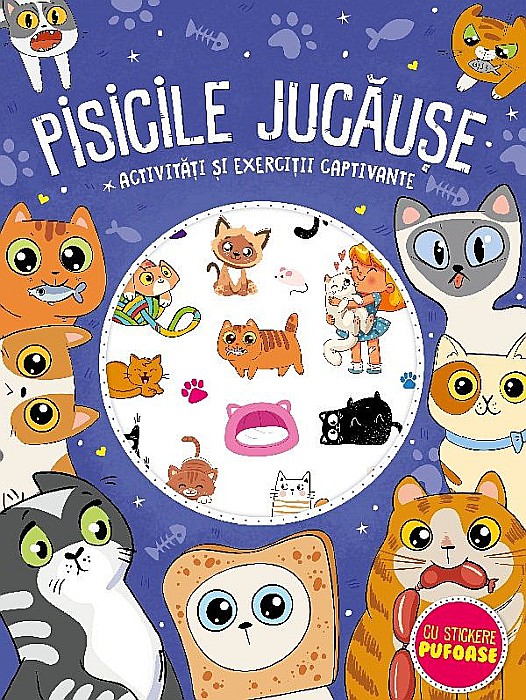 Pisicile jucause. Cu stickere pufoase [1]