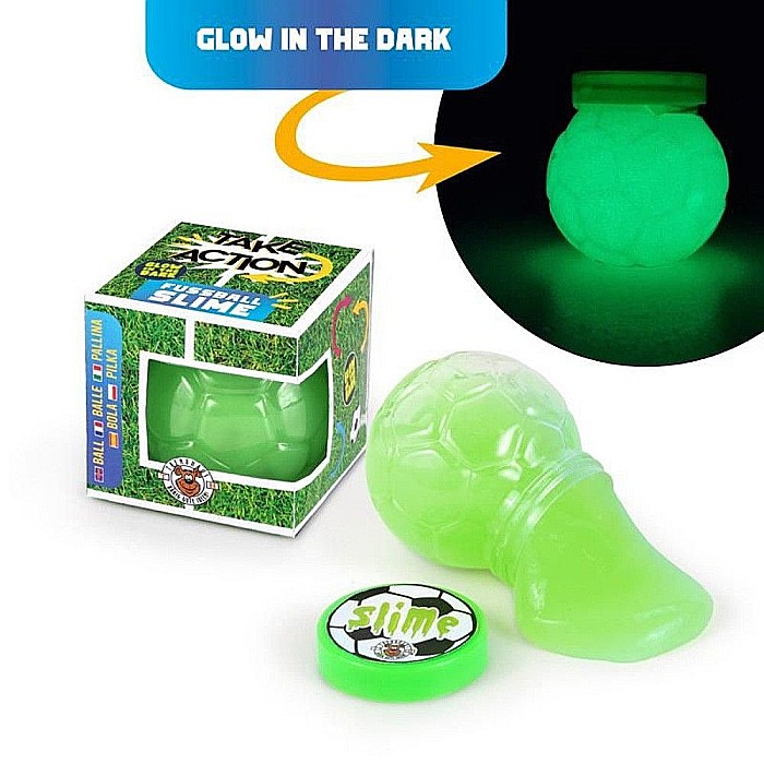 Slime fosforescent fotbal 60g trendhaus 963031 [1]