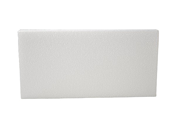 Accesorii craft- dreptunghi polistiren 6x12cm grosime 2cm [1]