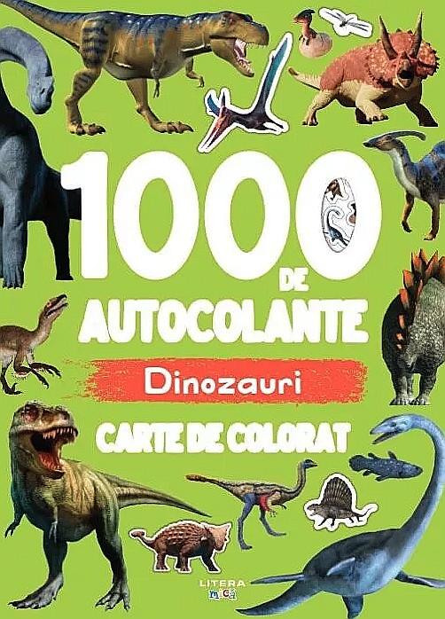 1000 de autocolante. Dinozauri. Carte de colorat [1]