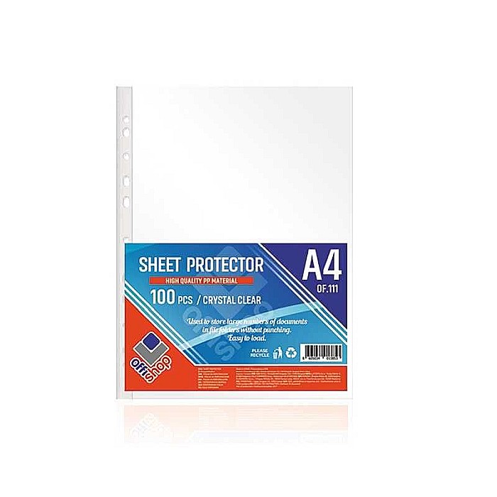 Folie protectie a4 cristal 80mic 100buc/set of111 [1]