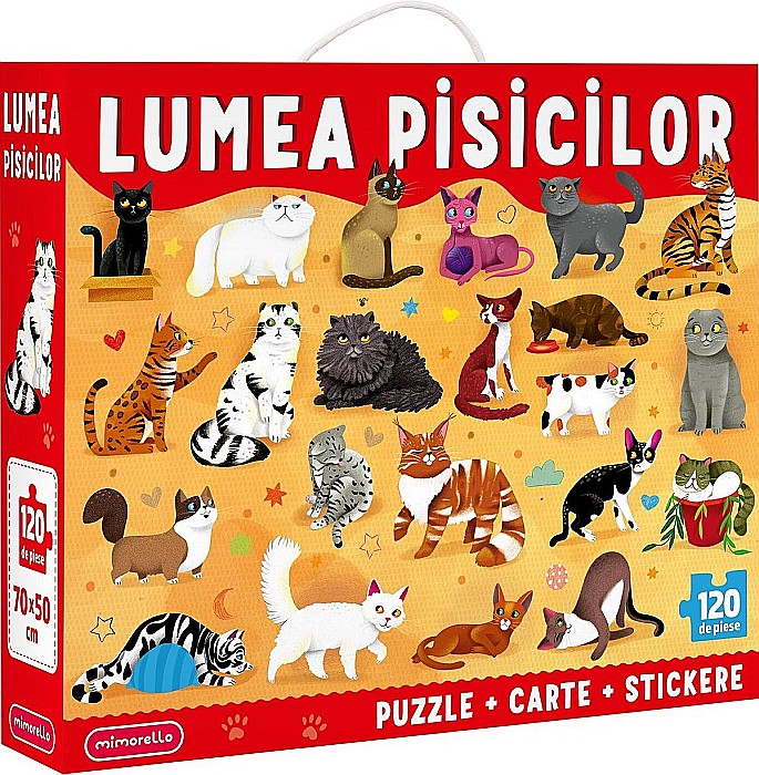 Puzzle 120 piese - Lumea pisicilor [1]