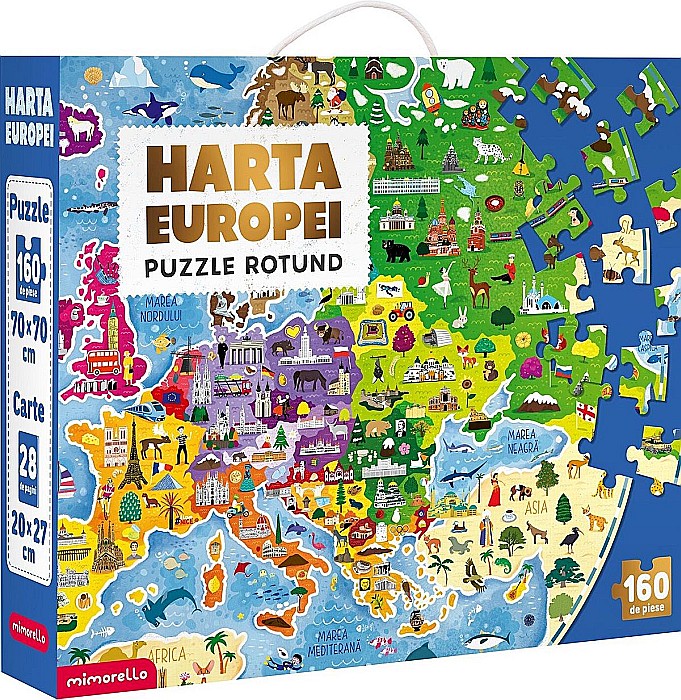 Puzzle 160 piese - Harta Europei [1]