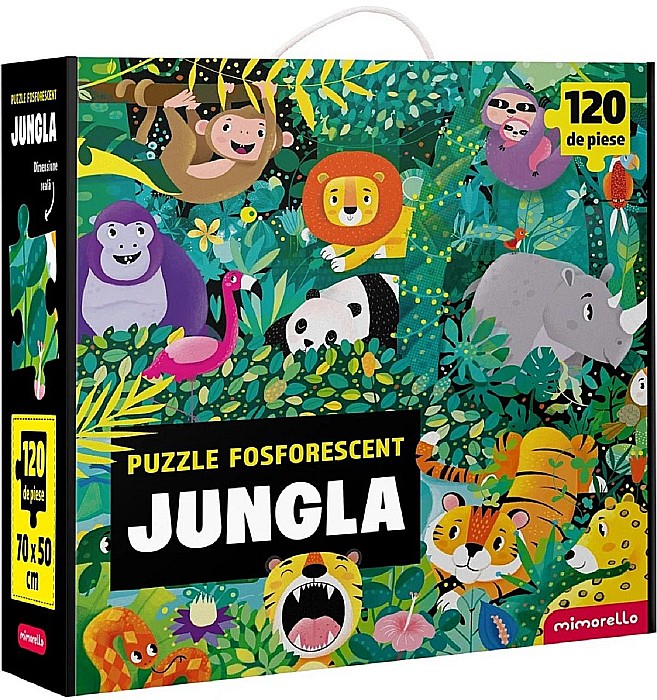 Puzzle fosforescent 120 piese - Jungla [1]