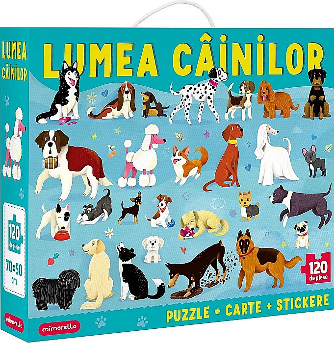 Puzzle 120 piese - Lumea cainilor [1]