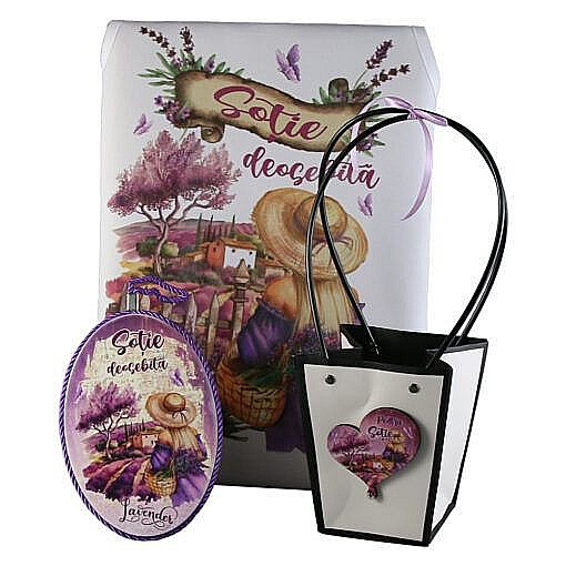 Set cadou sotie deosebita cu 3 piese lavender 30026 [1]