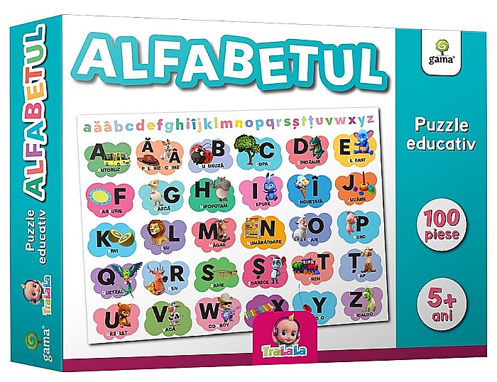Alfabetul - Puzzle educativ 100 de piese [1]