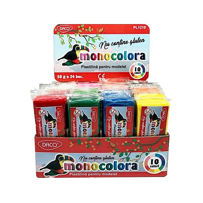 Plastilina 50g monocolora daco pl1210 [1]