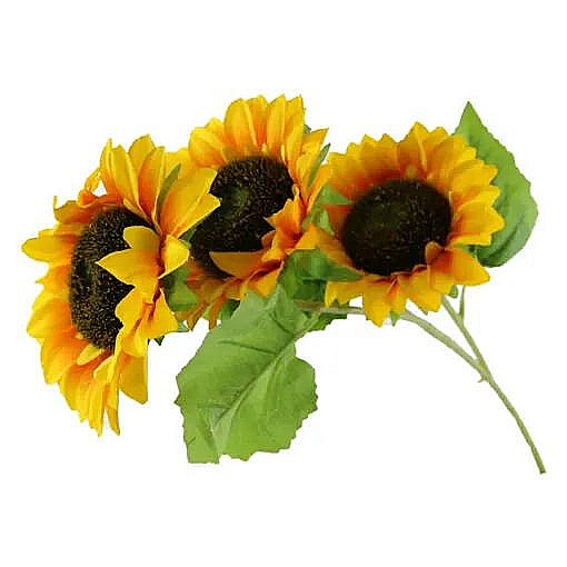 Buchet artificial floarea soarelui cu 3 fire 90cm 1110 [1]