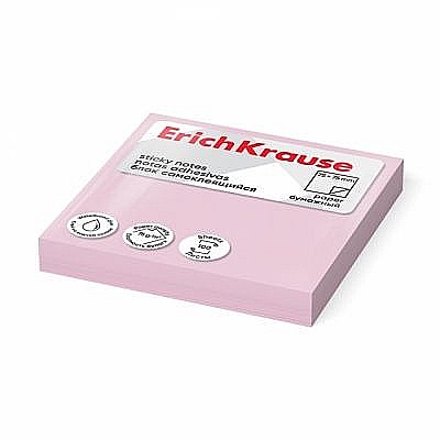 Stick notes hartie 75*75mm 100 coli pink erich 61648 [1]