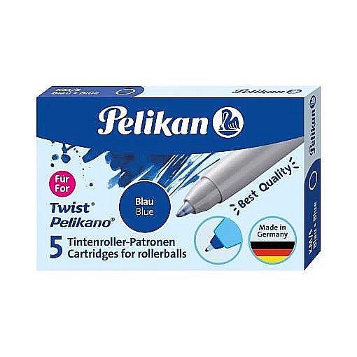 Rezerve roller 5 buc/set varf S albastru Pelikan [1]
