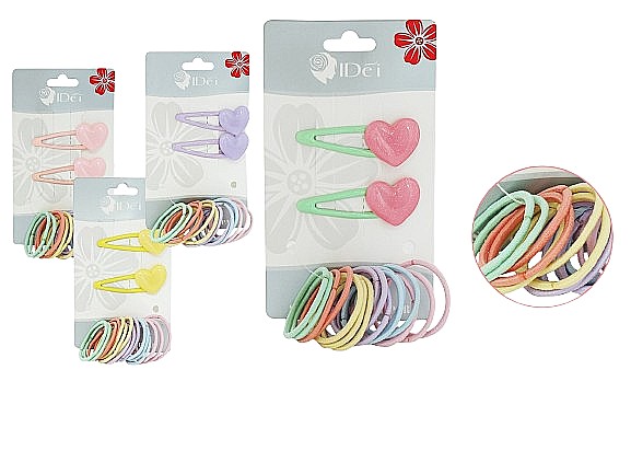 Set elastice si agrafe de par 18piese 81578 [1]