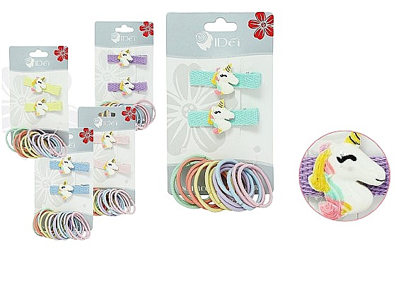Set elastice si agrafe de par 18piese 81577 [1]