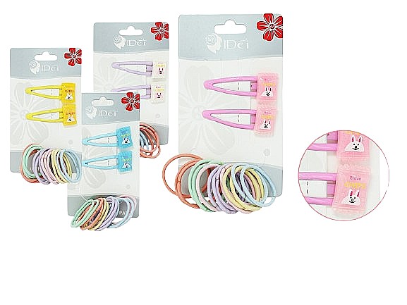 Set elastice si agrafe de par 18piese 81579 [1]