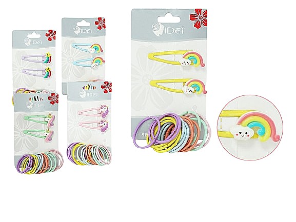 Set elastice si agrafe de par 18piese 81581 [1]
