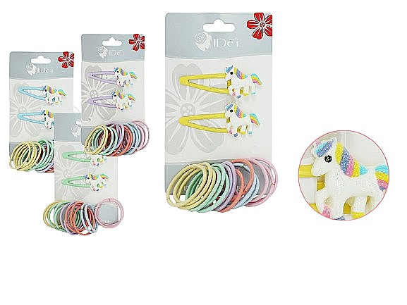 Set elastice si agrafe de par 18piese 81576 [1]