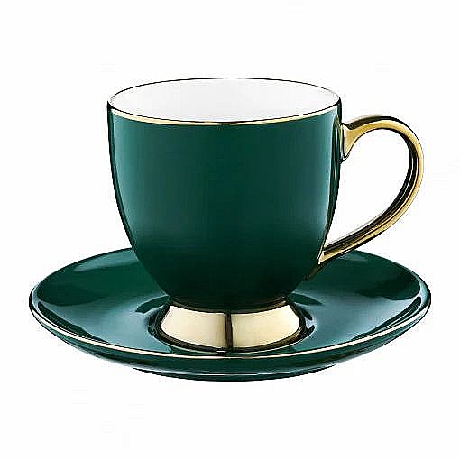 Cana  cu farfurioara verde 220ml royal 50986 [1]