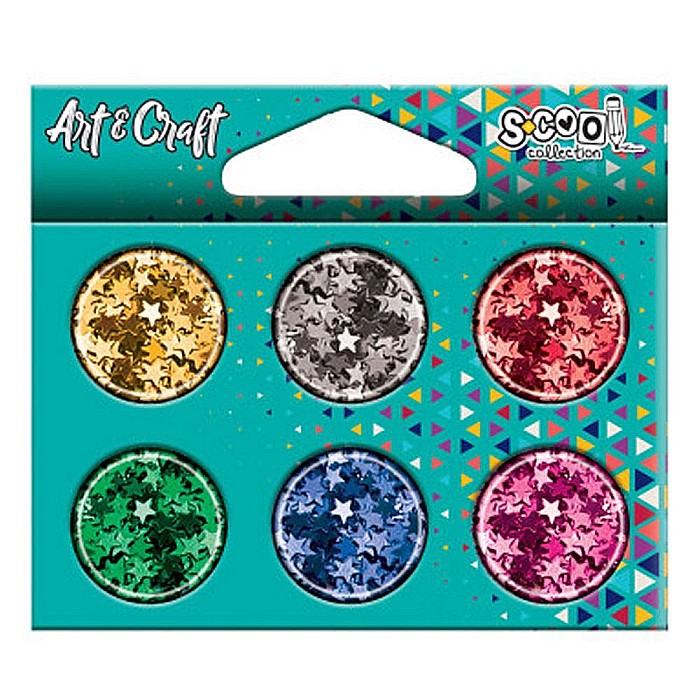 Accesorii craft confetti mix 6x1.50gr s-cool sc2600 [1]
