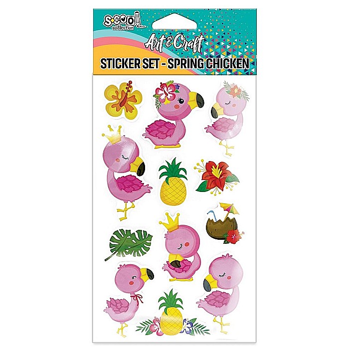Accesorii craft stickere 3d flamingo s-cool sc2802 [1]