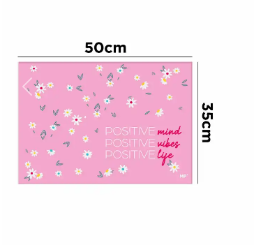 Protectie birou 35x50cm roz mesaje pozitive MP [2]