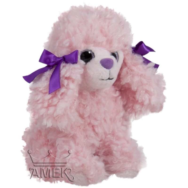Jucarie de plus Pudel roz 18 cm [1]