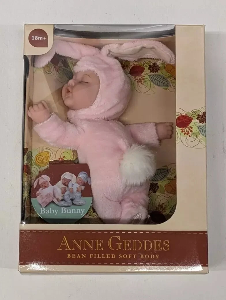 Jucarie de plus Anne Geddes model iepuras roz 23 cm [2]