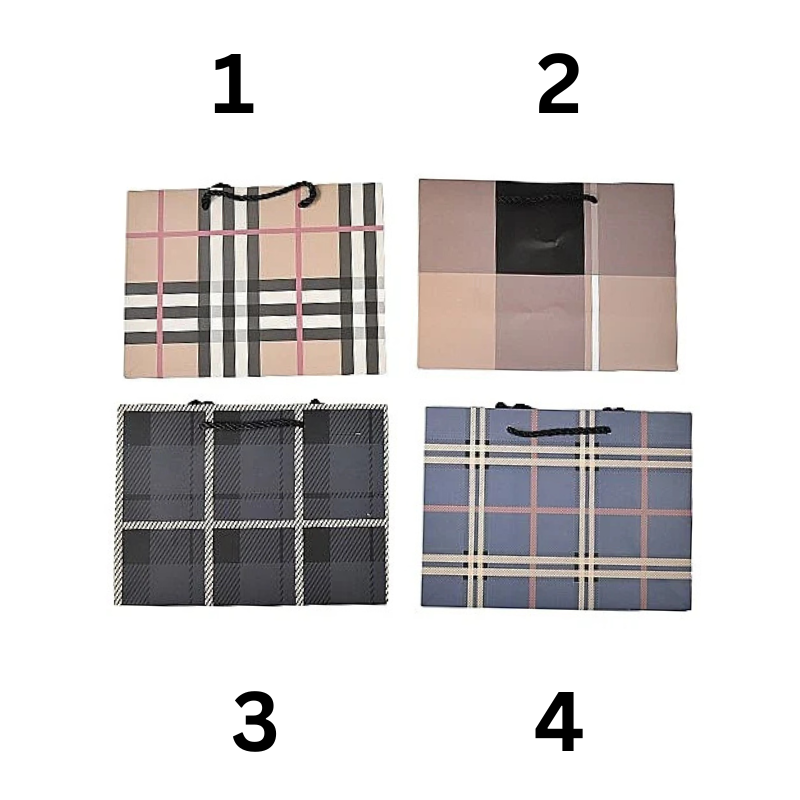 Punga cadou 17x23x10 cm carouri [2]