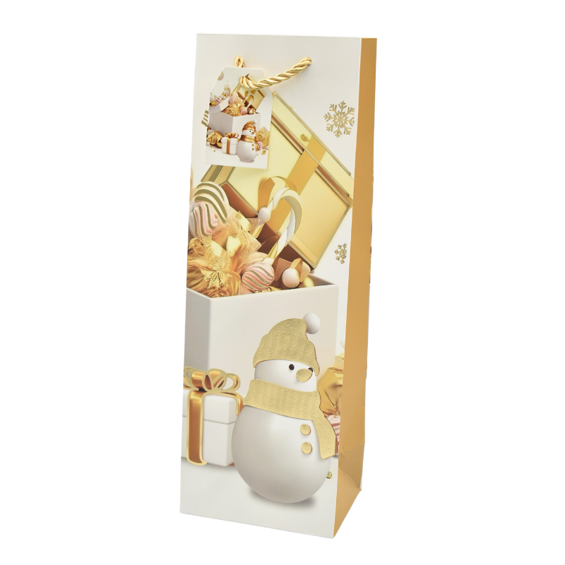 Punga cadou sticla Craciun 35x12x9 cm [4]