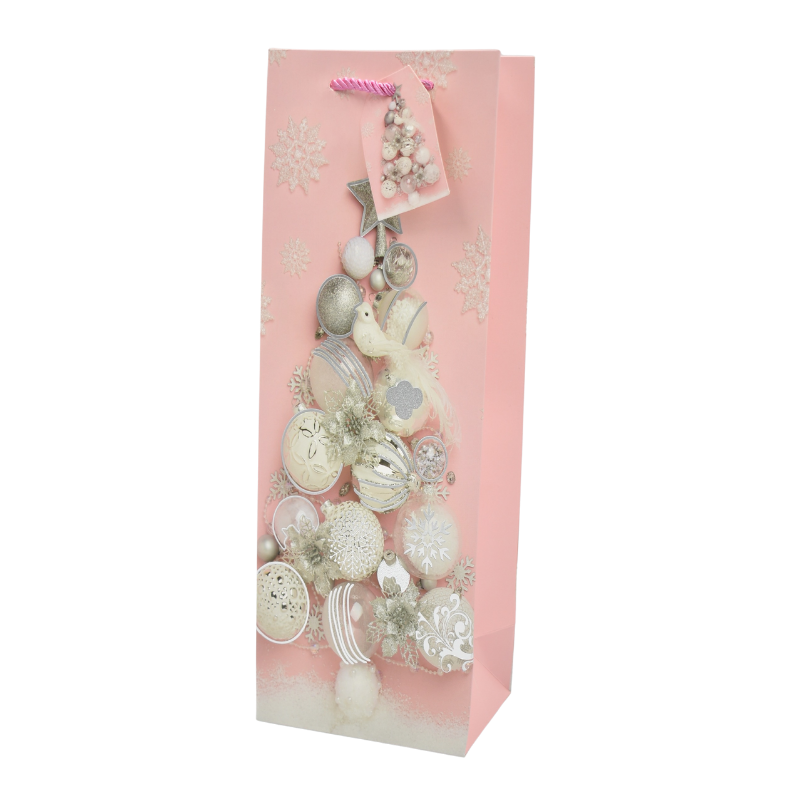 Punga cadou sticla Craciun 36x12x9 cm [2]