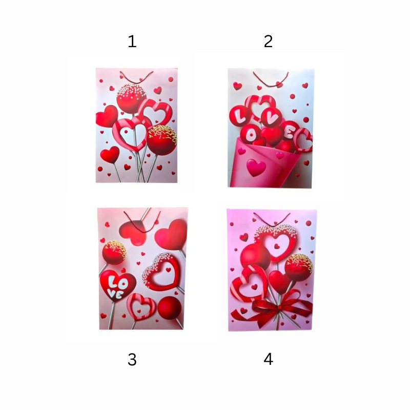 Punga cadou foarte mare cu inimi 3D 50 x 20 x 70 cm [2]