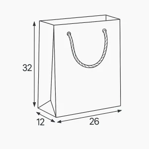 Punga cadou cu model floral carton gros 32 x 26 x 12 cm modele diferite [3]