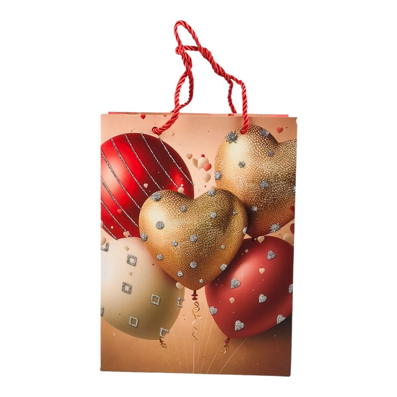 Punga cadou 18x24 cm Baloane si inimi [2]