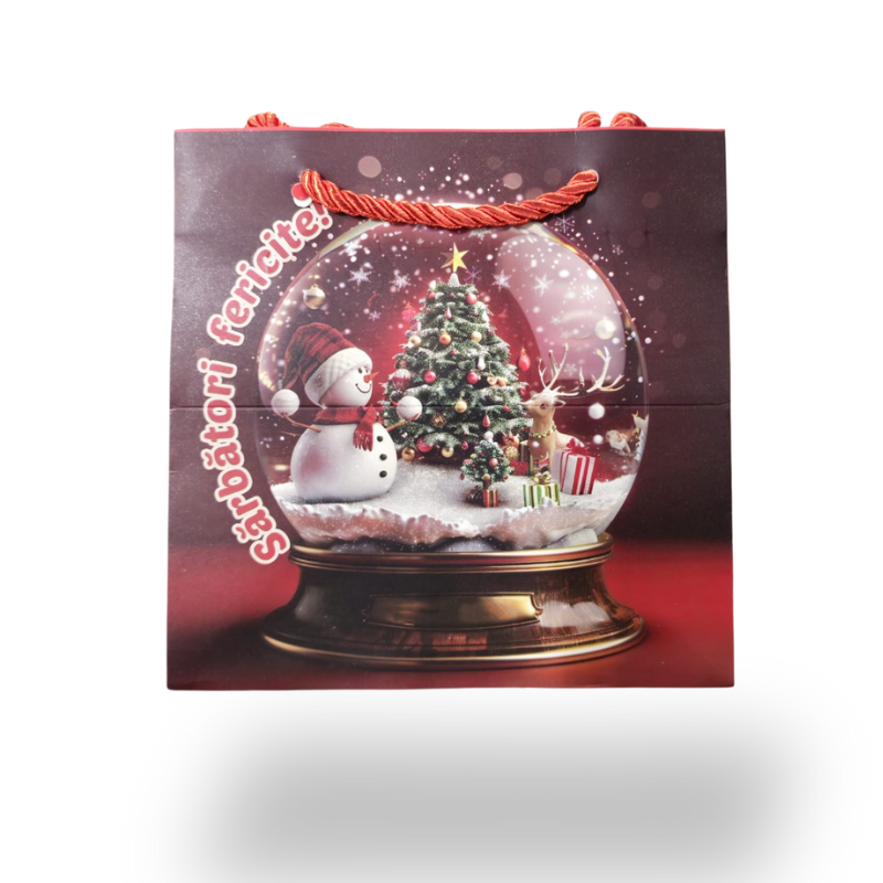 Punga cadou Craciun 16x16x16 cm [1]